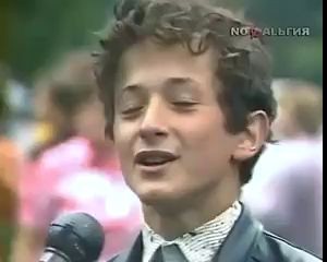 Молодой Павел Воля в 1986 году.