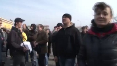 Кернеса выгнали с митинга 15.03.2014 Харьков