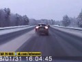 Вытолкнул на встречную полосу.