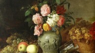 натюрморт. фрукты и цветы 1839
