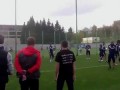 Фанаты Динамо на базе клуба. Разбор полетов с командой.