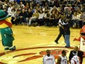 Raptors and Celtics Mascot Dance-Off