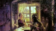 Otto Piltz (1846-1910 ), An Afternoon Visit.