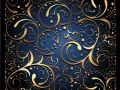golden-floral-background-vector-3464609