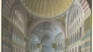 Interieur_van_de_Aya_Sophia_met_geknielde_en_wandelende_Turken,_RP-T-1960-80