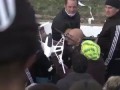 Сбили дрон на футбольном матче