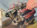 Schillings V8 80cc model engine running with great sound.avi