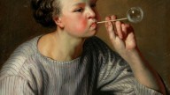 Алексей Васильевич. Мальчик, пускающий мыльный пузырь