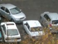 Таран во дворе