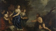 Joachim von Sandrart.Odysseus and Nausicaa.circa 1630