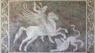 Bellerophon_killing_Chimaera_(mosaic_from_Rhodes)
