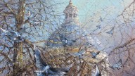 весенние деревья. Александро - Невская лавра.