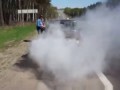 Девушка Первый Раз за Рулём. Пожара Удалось Избежать