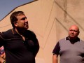 Открытие пляжа, захваченного киевским миллиардером, бывшим депутатом Хмельницким
