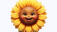 Pngtree—cheerful sunflower char