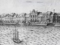 39.Маттарнови. Зимний дворец Петра I в 1725 году. Фрагмент ?