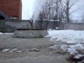 Испытания ракетного двигателя.