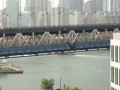 Time-lapse of Putin banner on Manhattan Bridge, October 6, 2016