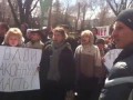 Русская весна Луганск. Митинг возле СБУ. 05.04.2014