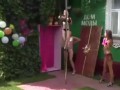 Танцы у пилона. Детский деревенский poledance-клуб. Перезалив