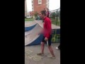 Драка на скейт-площадке