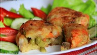 котлетки с горошком