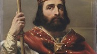 -Пипин Короткий. Картина Л.-Ф. Амьеля (1837 год)
