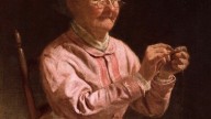 Thomas Waterman Wood (1823 – 1903) Threading A Needle
