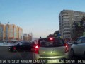 Нива красиво подбила Kia