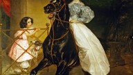 Карл Павлович (1799–1852).Всадница. Портрет Джованины и Ам