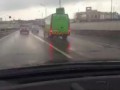 автомобиль ЦОДД перед серебряноборским тоннелем