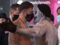 Усик - Чисора  Взвешивание