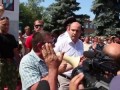 Стихийный митинг в Пугачеве Саратовской области