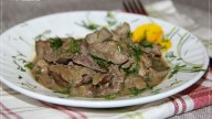 печень в горчичном соусе
