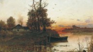 тишина.  1894 год. Государственный музей искусств Респуб
