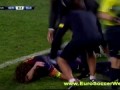 Carles Puyol Hard horrible ARM injury against BENFICA