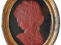 71.«Женский портрет». 1794. Барельеф. Тонированный воск, д?