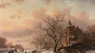 Frederik_Marinus_Kruseman_-_Kasteel_in_een_winterlandschap_en_schaatsers_op_een_bevroren_rivier