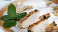 из курицы с  йогуртом и мятой