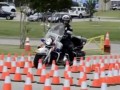 Police Officer Owns Motorcycle Skill Course