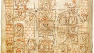древо Каролингов. Миниатюра рукописи XII века
