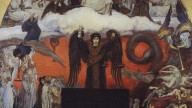 Суд. Западная стена Владимирского собора в Киеве. 1885-189
