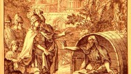 Alexander_visits_Diogenes_in_Corinth_-Diogenes_asks_him_to_stand_out_of_his_sun_(1696)