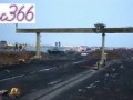 Падение козлового крана .
