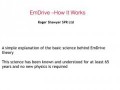 Roger Shawyer Explaining The Basic Science behind #EmDrive