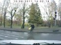 Велосипедист зря торопился
